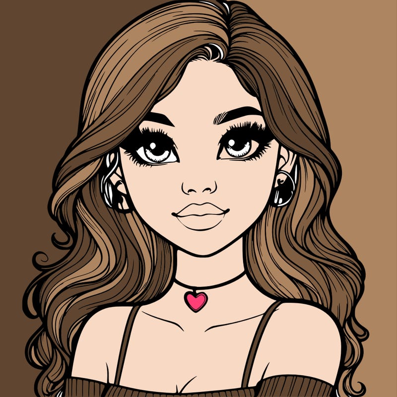 realistic pretty girl