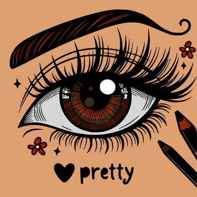 pretty eye