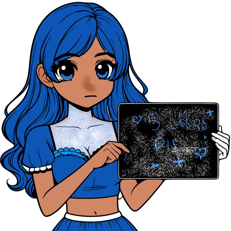 realistic pretty girl holding blank sign