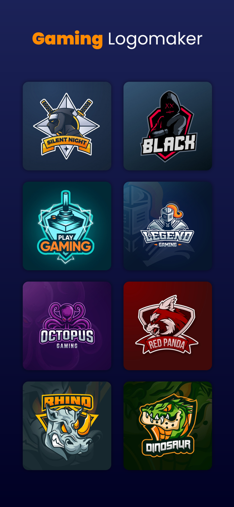Gaming Logo Maker Esport 2023 - Una colección de plantillas profesionales de logos de mascotas para esports y gaming
