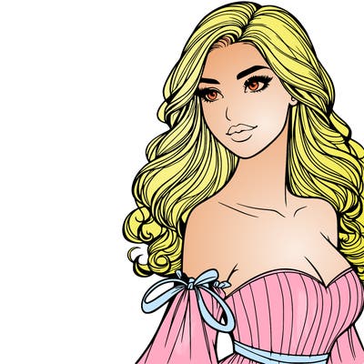 beautiful young woman