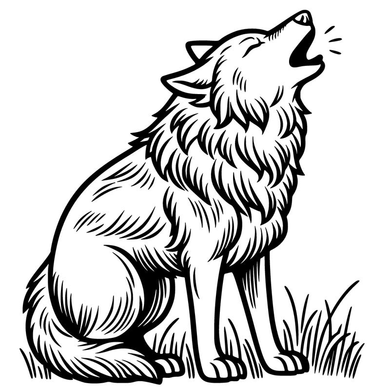 wolf howling
