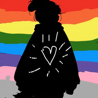 realistic girl with a oversized sweatshirt on and a bun