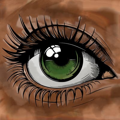 realistic eye