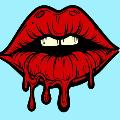 lips that look realistic and drip