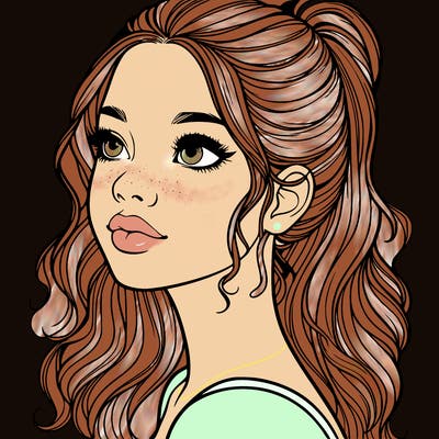 beautiful realistic girl