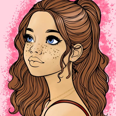 beautiful realistic girl