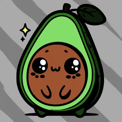 cute avocado