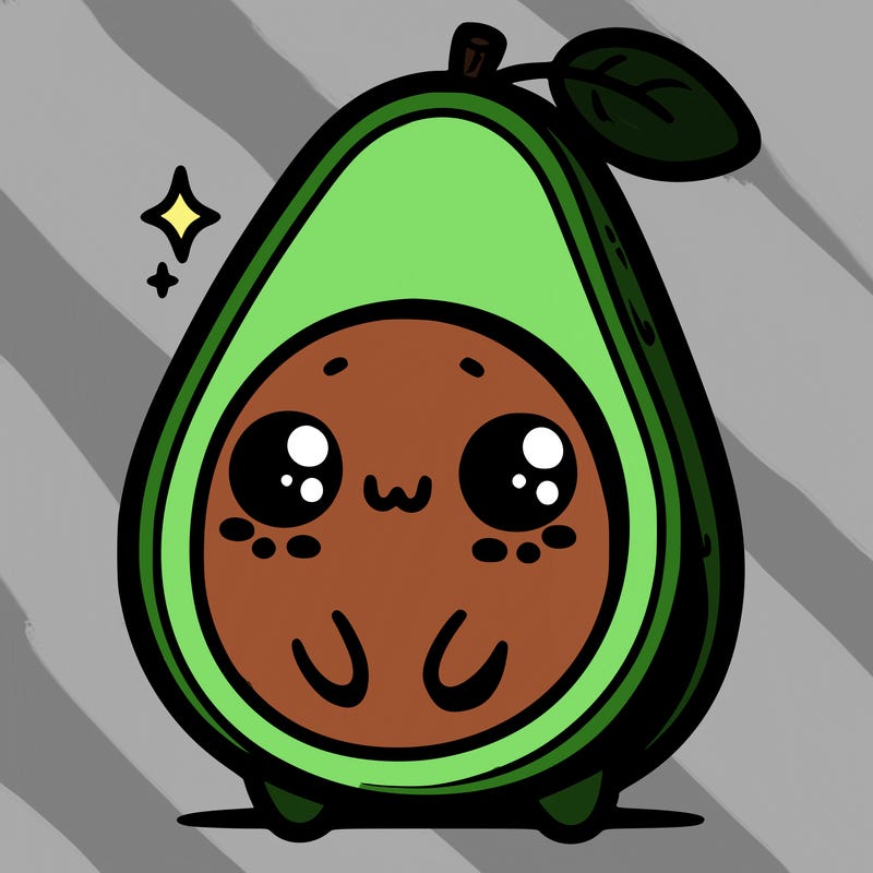 cute avocado