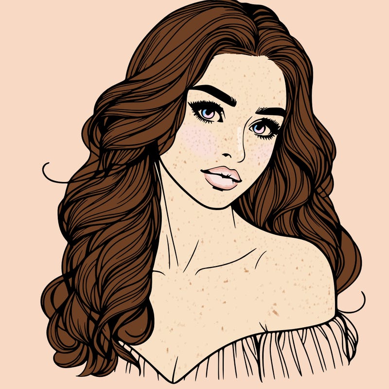 beautiful realistic girl