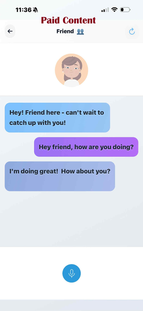 Bhasha App - Bhasha App conversational voice AI chat interface
