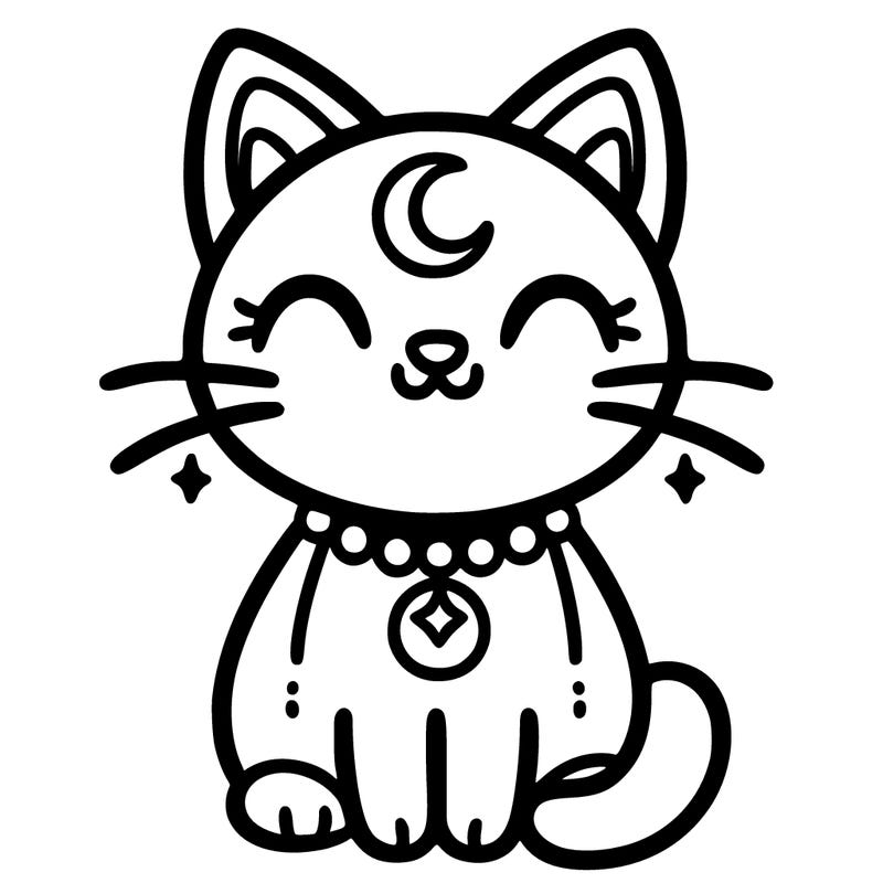 𝓒𝓪𝓽 𝔀𝓲𝓽𝓱 𝓶𝓸𝓸𝓷 𝓷𝓮𝓬𝓴𝓵𝓪𝓬𝓮