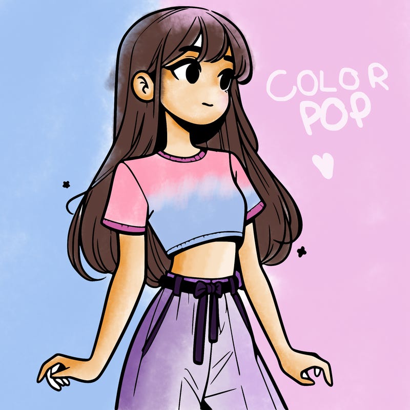 girl in a cute crop top