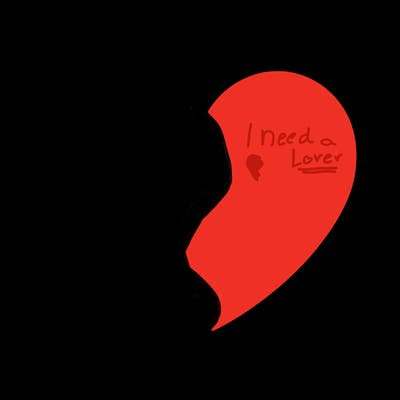 a blank heart