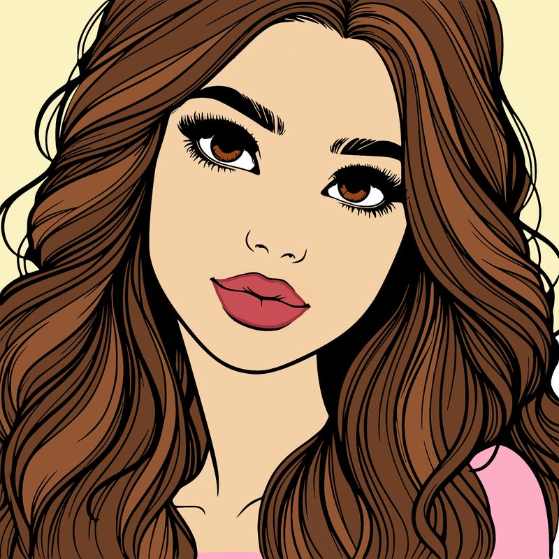 beautiful realistic girl