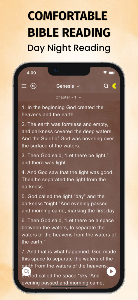 Scofield Reference Bible KJV - Scofield Reference Bible KJV App mit komfortabler Nachtmodus-Lesefunktion für Genesis