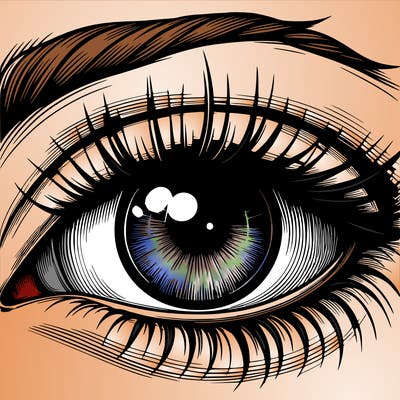 realistic eye