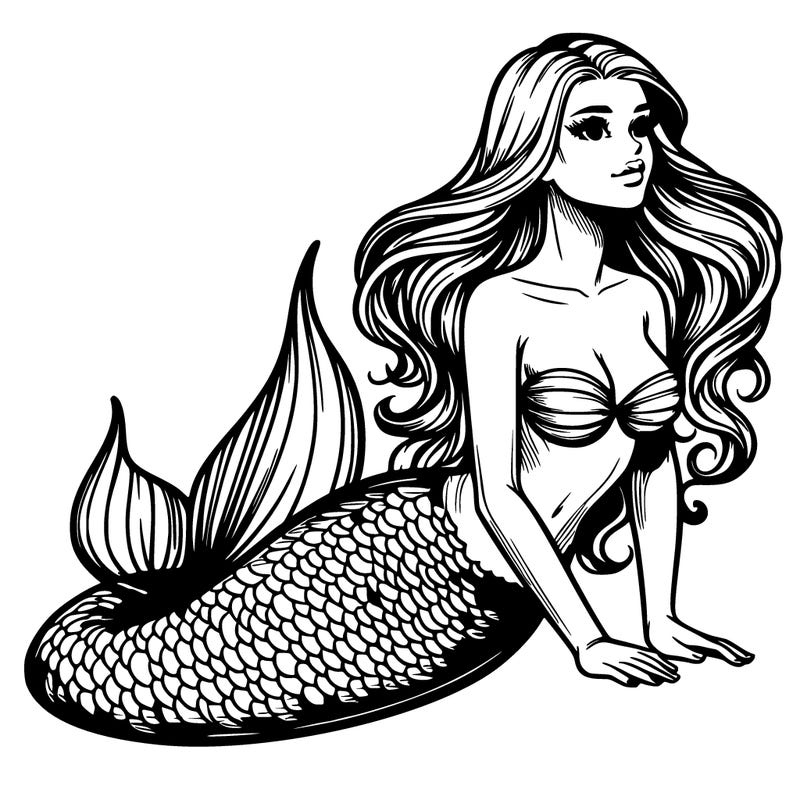 realistic mermaid siren
