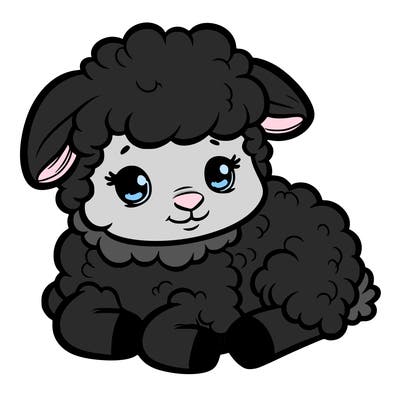 a baby sheep