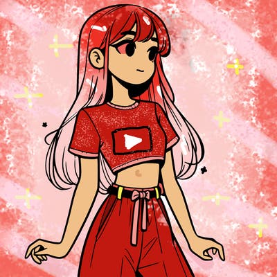 girl in a cute crop top