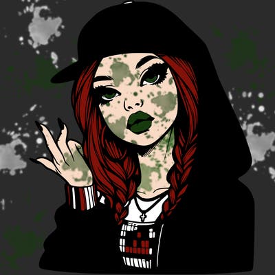 realistic hip hop girl