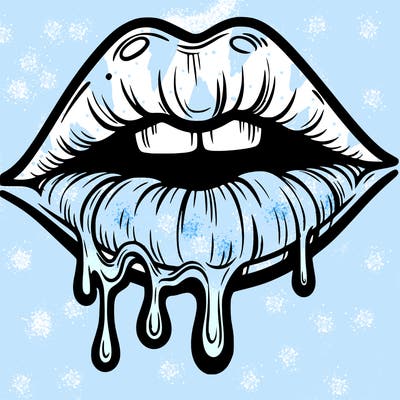 lips that look realistic and drip