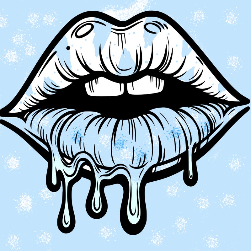 lips that look realistic and drip