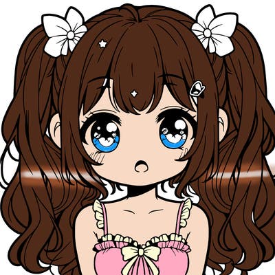 cute sweet anime girl