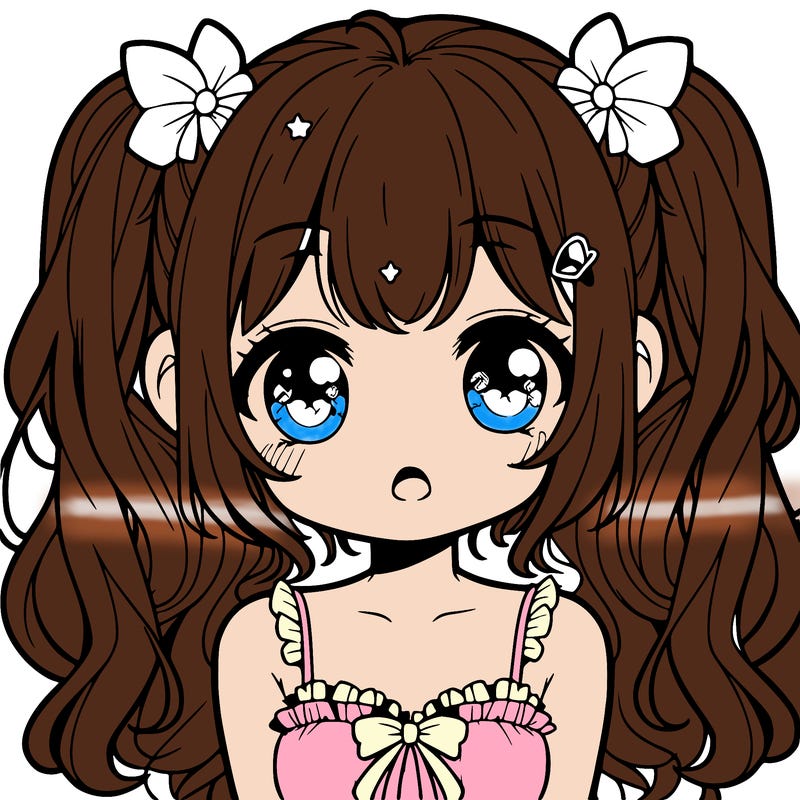 cute sweet anime girl