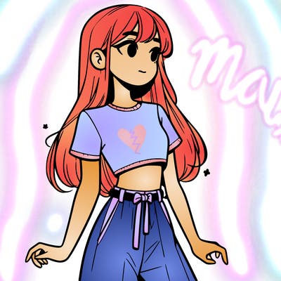 girl in a cute crop top