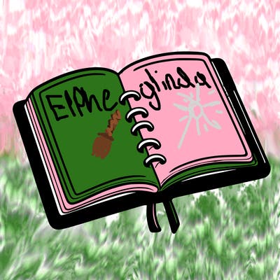 open note book blank