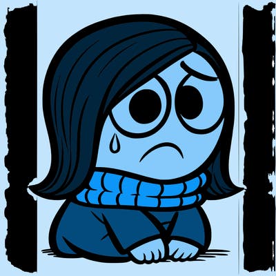 saddens from inside out