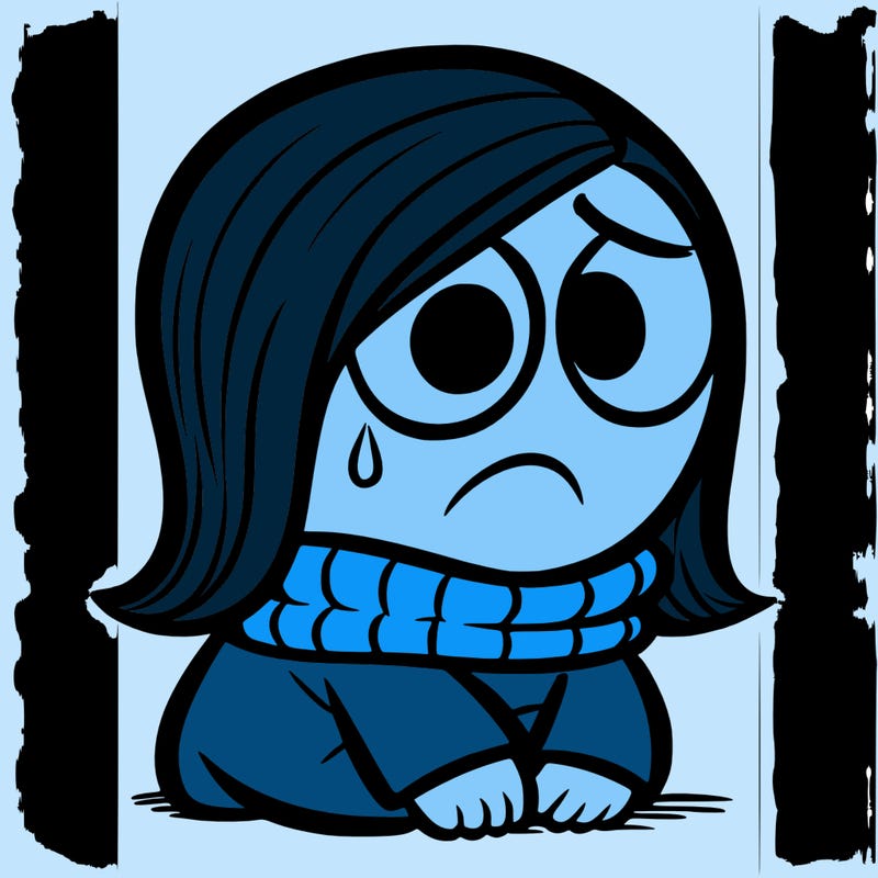 saddens from inside out