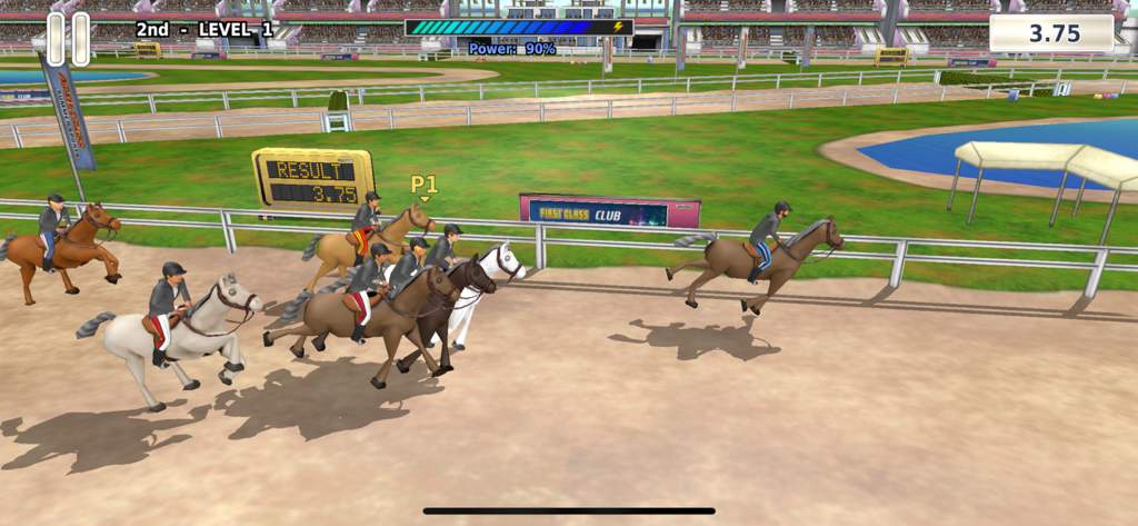 Athletics 3: Summer Sports - Competición de carreras de caballos en el juego móvil Athletics 3 Summer Sports