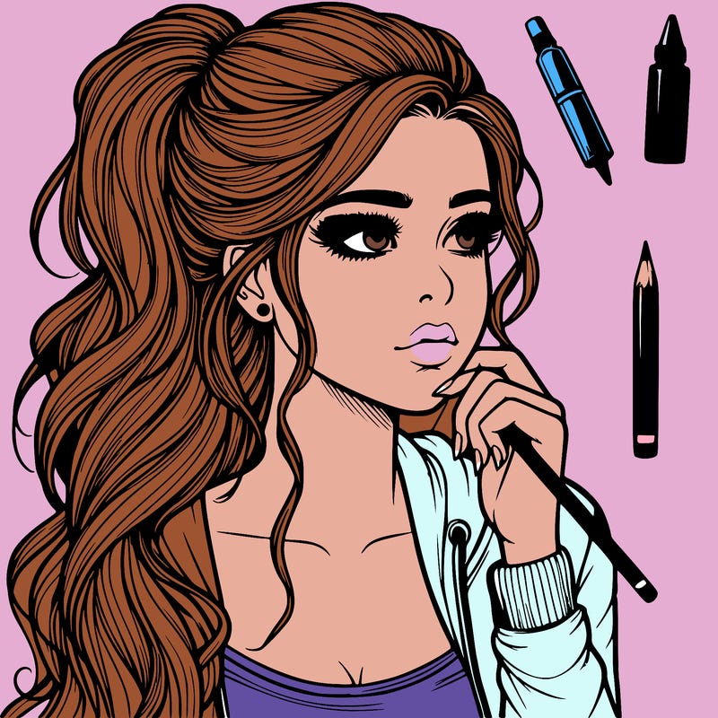 realistic teenage pretty