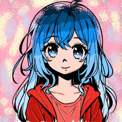 manga girl cute