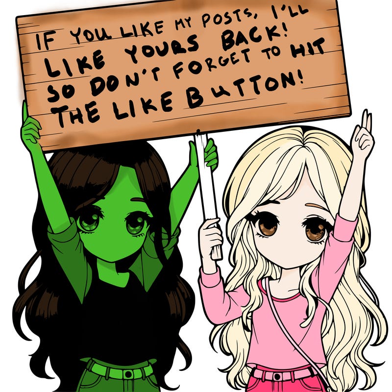 beautiful realistic  two girls holding up a  sign