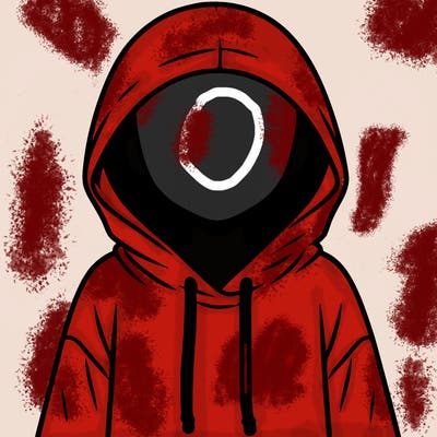 faceless girl in hoodie