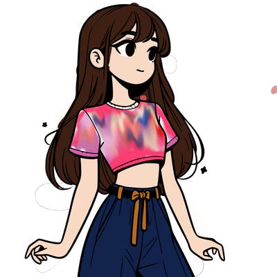 girl in a cute crop top