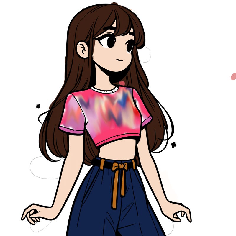 girl in a cute crop top