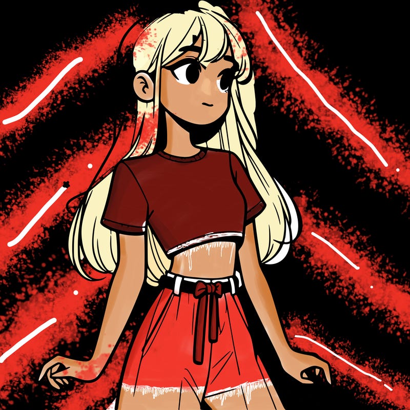 girl in a cute crop top