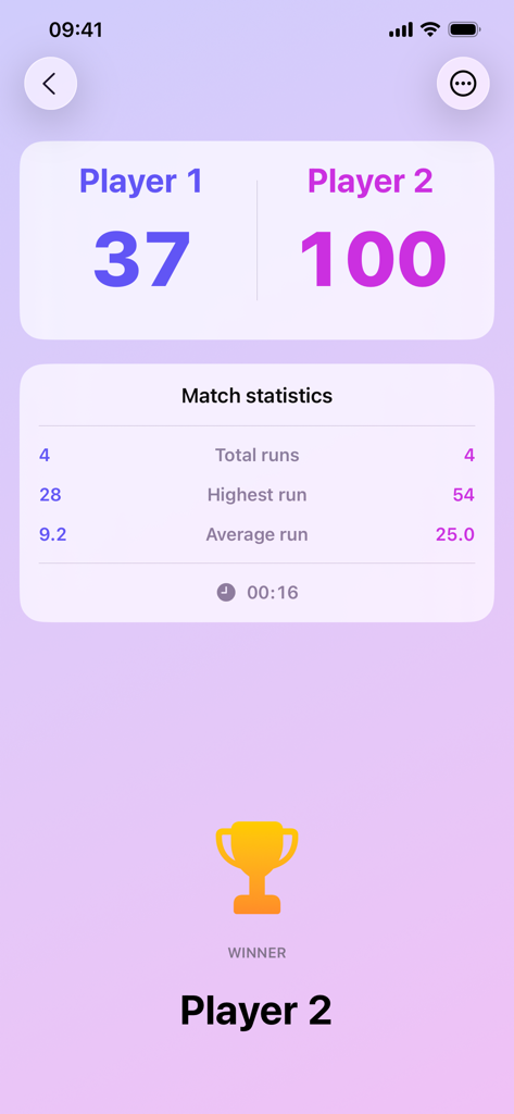 Straight Pool Sheet - Sports App | MWM
