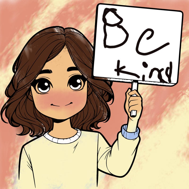 realistic girl holding up a sign