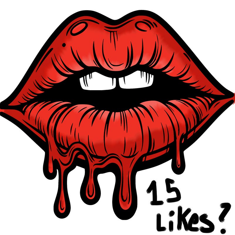 lips that look realistic and drip