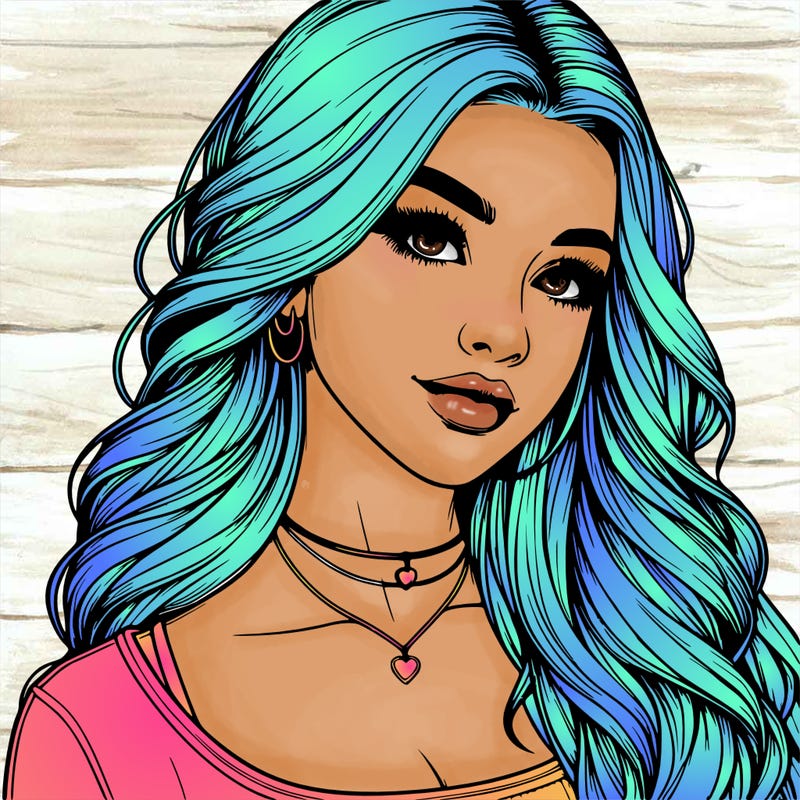 detailed realistic girl