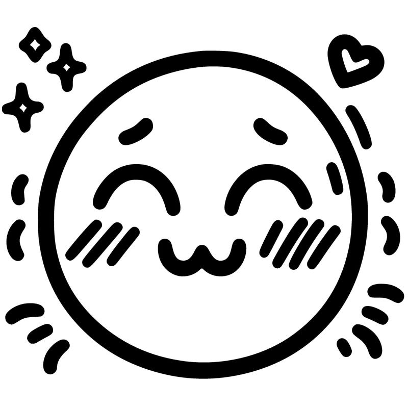 emoji containing the following emotion ☺️😗😉❤️😭