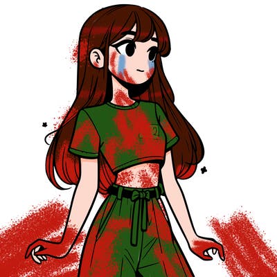 girl in a cute crop top