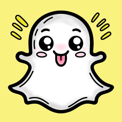 snapchat original logo