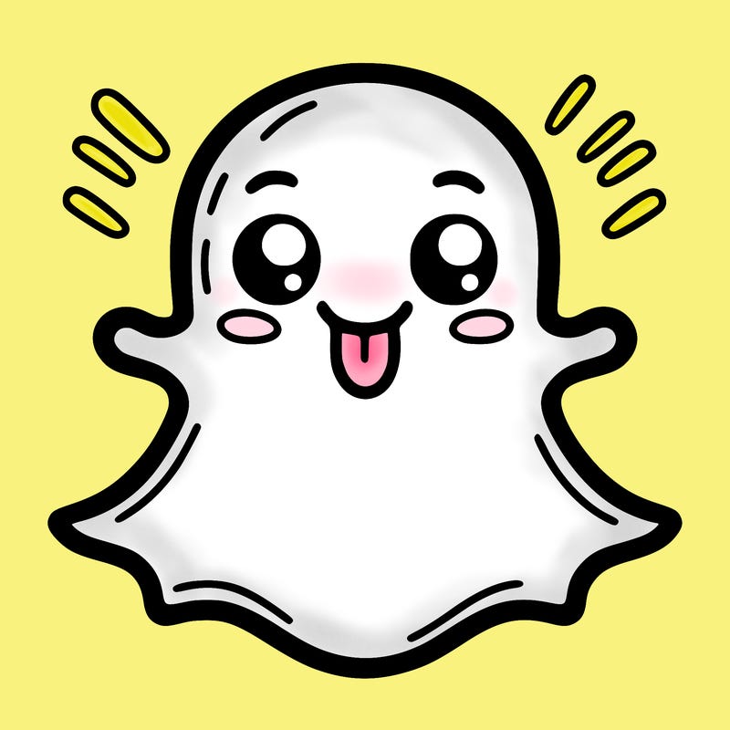 snapchat original logo