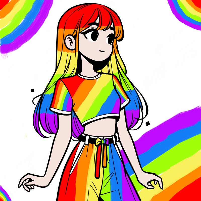 girl in a cute crop top